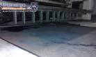 Forno cont�nuo industrial para biscoitos a g�s