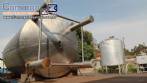 Tanque de armazenamento em a�o inox 30.000 litros com escada Fox Caldeiraria