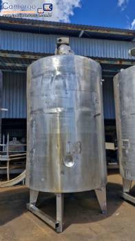 Tanque misturador em a�o inox 5.000 litros APV