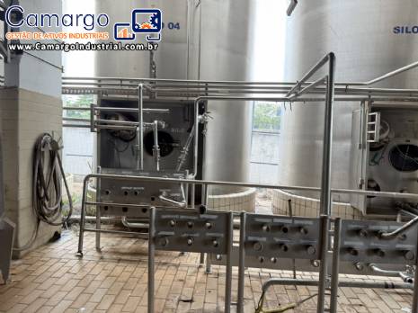 Silos em a�o inox