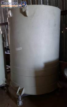 Tanque pl�stico industrial de pol�mero polipropileno PP 2.000 litros Grabe