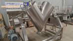 Misturador em V 600 L a�o inox 316 L Martinelli