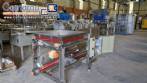 Rosca alimentadora transportadora helicoidal inclinada com silo receptor em inox Maqinox