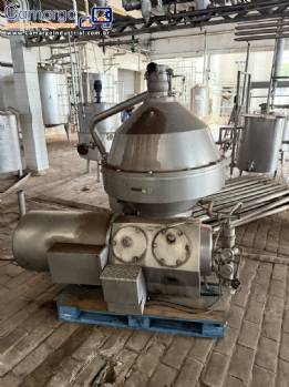 Centr�fuga separadora vertical em a�o inox