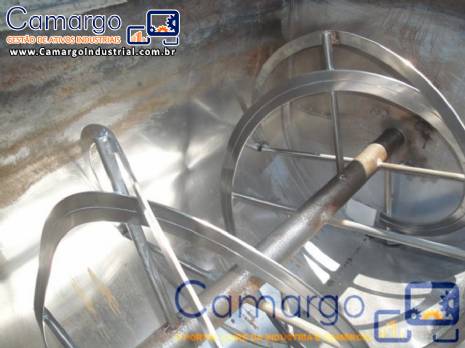 Misturador para p�s ribbon blender 400 L