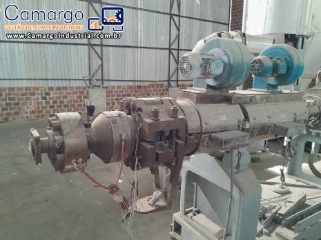 Extrusora com 150 mm para granular PP PE PET para 1.200 kg hora REIFENHAUSER
