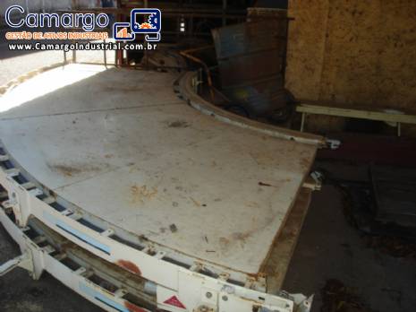 Esteiras transportadora curva de 90�