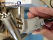 Misturador em Y V para p�s em inox 316 para bancada laborat�rios 3 litros