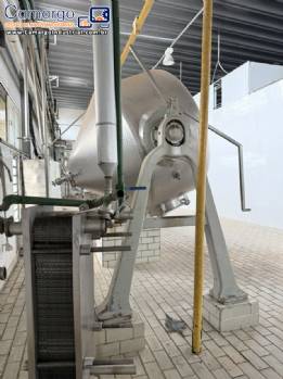 Misturador basculante com fundo c�nico em a�o inox