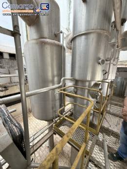 Sistema de secagem por Spray Dryer com atomizador Niro Atomizer para leite em p�