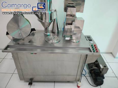 Encapsuladora semi autom�tica em a�o inox em inox Sainty