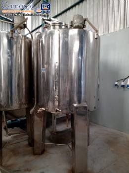 Tanque em a�o inox 1.500 L