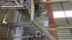 Rosca alimentadora transportadora helicoidal inclinada com silo receptor em a�o inox