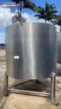 Tanque em a�o inox 5.000 litros com agitador