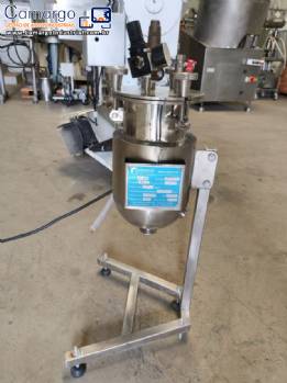Reator encamisado concentrador banho maria de bancada em inox Consolid
