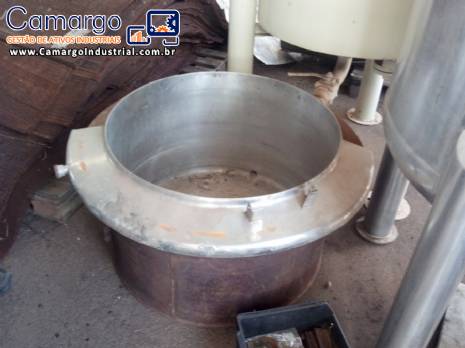 Tacho em a�o inox encamisado