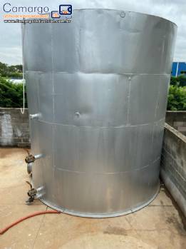 Tanque reservat�rio armazenamento fundo reto em a�o carbono