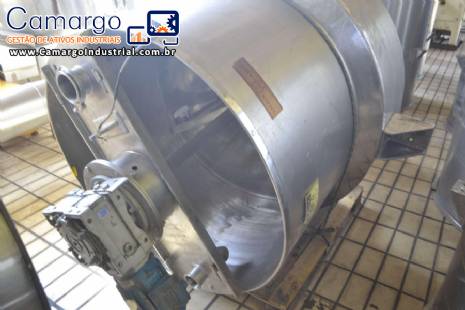 Tacho cozinhador a vapor 1500 litros Tacho cozinhador a vapor 1500 litros